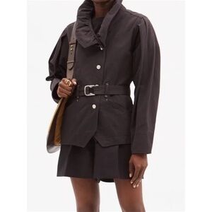 NWT Isabel Marant Dipazo Jacket Off Black, size US 4